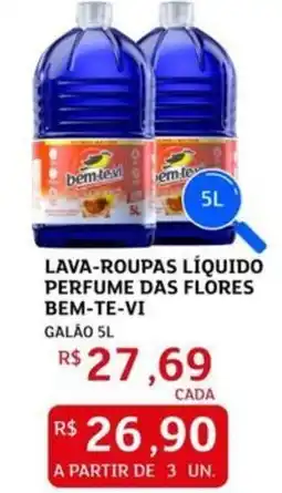 Assaí Atacadista Lava-roupas líquido perfume das flores bem-te-vi oferta