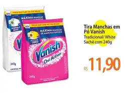 Atacadão Tira Manchas em Pó Vanish Tradicional/White Sachê oferta