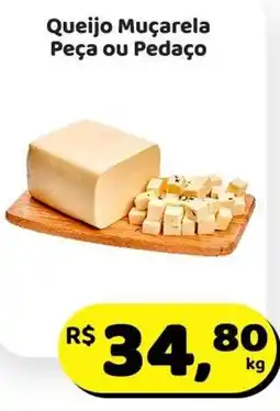 Mineirão Atacarejo Queijo Muçarela Peça ou Pedaço oferta