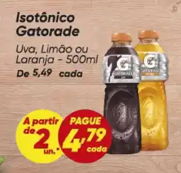 Dia Isotônico Gatorade oferta