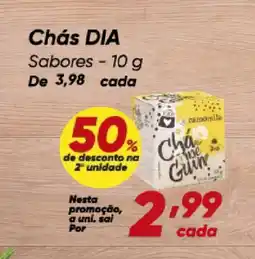 Dia Chás DIA Sabores oferta