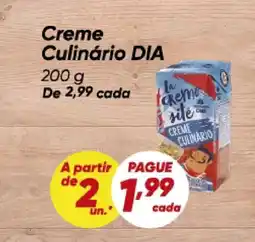Dia Creme Culinário DIA oferta