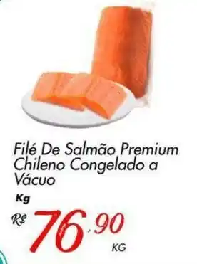 Muffato File de Salmao Premium Chileno Congelado a vacuo 1kg oferta