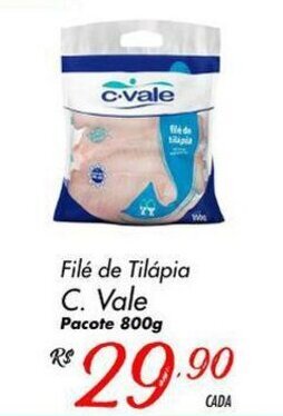 Muffato File de Tilapia C. Vale 800g oferta