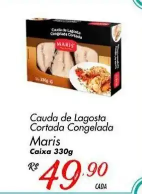 Cauda de lagosta Cortada Congelada Maris 330g