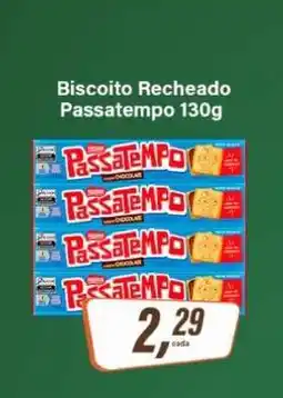 Rede Supermarket Biscoito recheado Passatempo 130g oferta