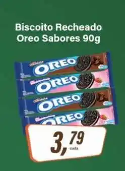 Rede Supermarket Biscoito Recheado Oreo Sabores 90g oferta