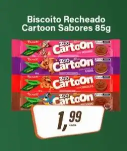 Rede Supermarket Biscoito Recheado Cartoon Sabores 85g oferta