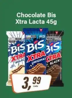 Rede Supermarket Chocolate Bis Xtra Lacta 45g oferta