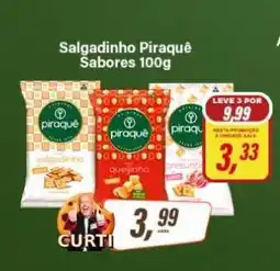 Rede Supermarket Salgadinho Piraquê Sabores 100g oferta