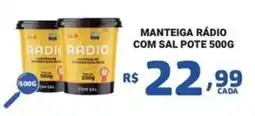 Bahamas Mix Manteiga rádio com sal pote oferta