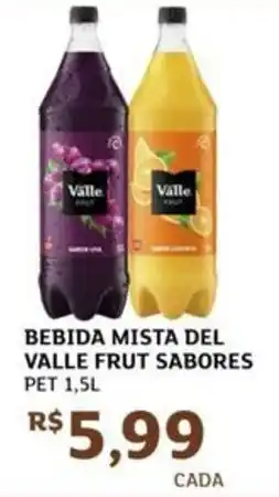 Assaí Atacadista Bebida mista del valle frut sabores pet oferta