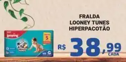 Bahamas Mix Fralda looney tunes hiperpacotão oferta