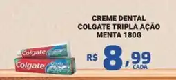 Bahamas Mix Creme dental colgate tripla ação menta oferta