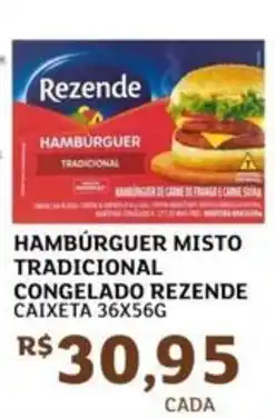 Assaí Atacadista Hamburguer misto tradicional congelado rezende oferta