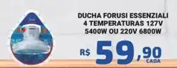 Bahamas Mix Ducha forusi essenziali 4 temperaturas 127v 5400w ou 220v 6800w oferta