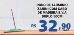 Bahamas Mix Rodo de aluminio zanini com cabo de madeira e.v.a duplo 50cm oferta