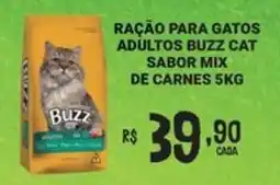 Bahamas Mix Ração para gatos adultos buzz cat sabor mix de carnes oferta