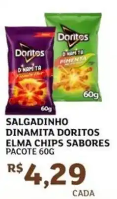 Assaí Atacadista Salgadinho dinamita doritos elma chips sabores pacote oferta