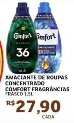 Assaí Atacadista Amaciante de roupas concentrado comfort fragrâncias frasco oferta