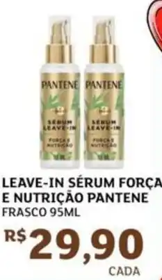 Assaí Atacadista Leave-in sérum força e nutrição pantene frasco oferta