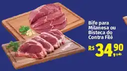 Supermercados Mateus Bife para Milanesa ou Bisteca do Contra Filé oferta