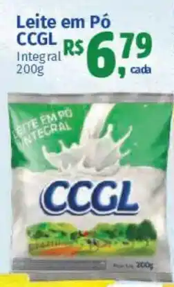 Supermercados Mateus Leite em Pó CCGL Integral oferta