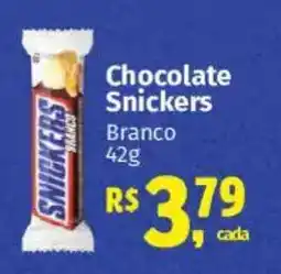 Supermercados Mateus Chocolate Snickers oferta