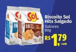 Supermercados Mateus Biscoito Sol Hits Salgado oferta