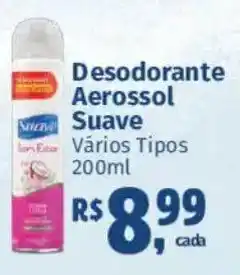 Supermercados Mateus Desodorante Aerossol Suave Vários Tipos oferta