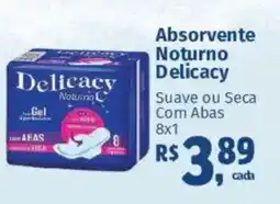 Supermercados Mateus Absorvente Noturno Delicacy oferta