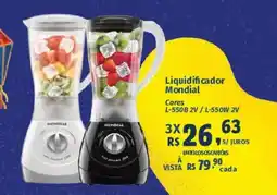 Supermercados Mateus Liquidificador Mondial oferta