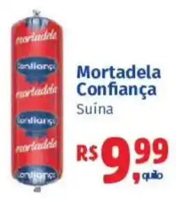 Supermercados Mateus Mortadela Confiança Suína oferta