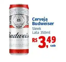Supermercados Mateus Cerveja Budweiser Sleek Lata oferta