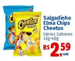 Supermercados Mateus Salgadinho Elma Chips Cheetos Vários Sabores oferta