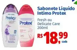 Supermercados Mateus Sabonete Líquido Intimo Protex oferta