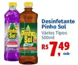 Supermercados Mateus Desinfetante Pinho Sol oferta