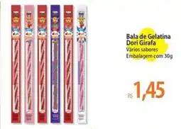 Atacadão Bala de Gelatina Dori Girafa oferta