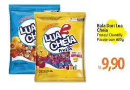 Atacadão Bala Dori Lua Cheia Frutas/Chantilly Pacote oferta