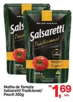 Fort Atacadista Molho de Tomate Salsaretti Tradicional/ Pouch oferta