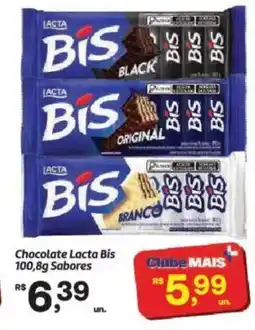Fort Atacadista Chocolate Lacta Bis Sabores oferta