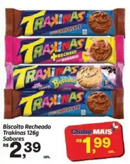 Fort Atacadista Biscoito Recheado Trakinas Sabores oferta