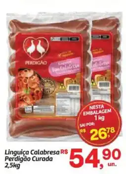 Fort Atacadista Linguiça Calabresa Perdigão Curada oferta