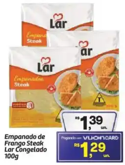 Fort Atacadista Empanado de Frango Steak Lar Congelado oferta