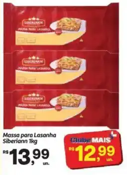 Fort Atacadista Massa para Lasanha Siberiann oferta