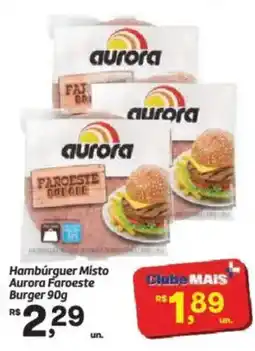 Fort Atacadista Hambúrguer Misto Aurora Faroeste Burger oferta