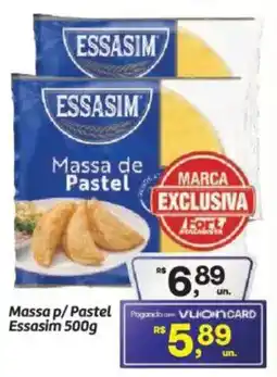 Fort Atacadista Massa p/ Pastel Essasim oferta