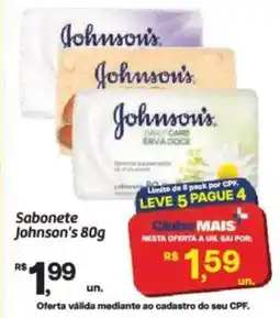 Fort Atacadista Sabonete Johnson's oferta