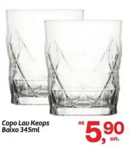 Fort Atacadista Copo Lau Keops Baixo oferta