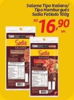 Comper Salame Tipo Italiano/ Tipo Hamburgues Sadia Fatiado oferta